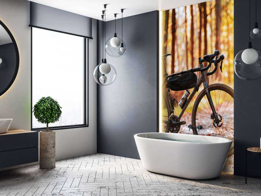 Bike in autumn
