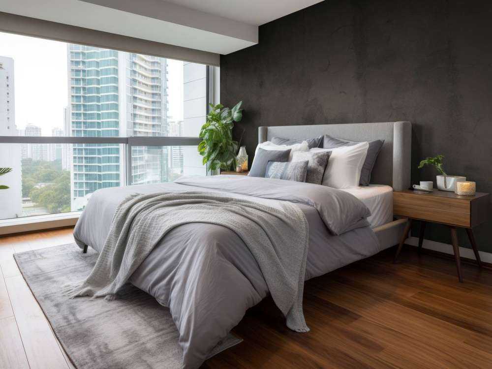 Black-green concrete