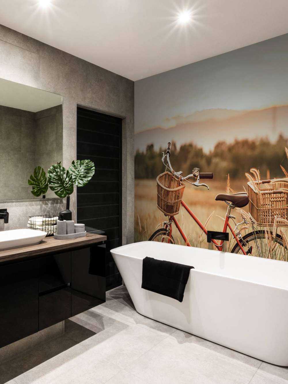 Vintage bike in summer