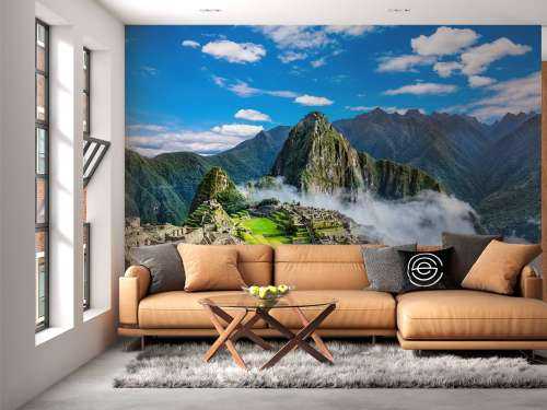 Machu Picchu in the fog