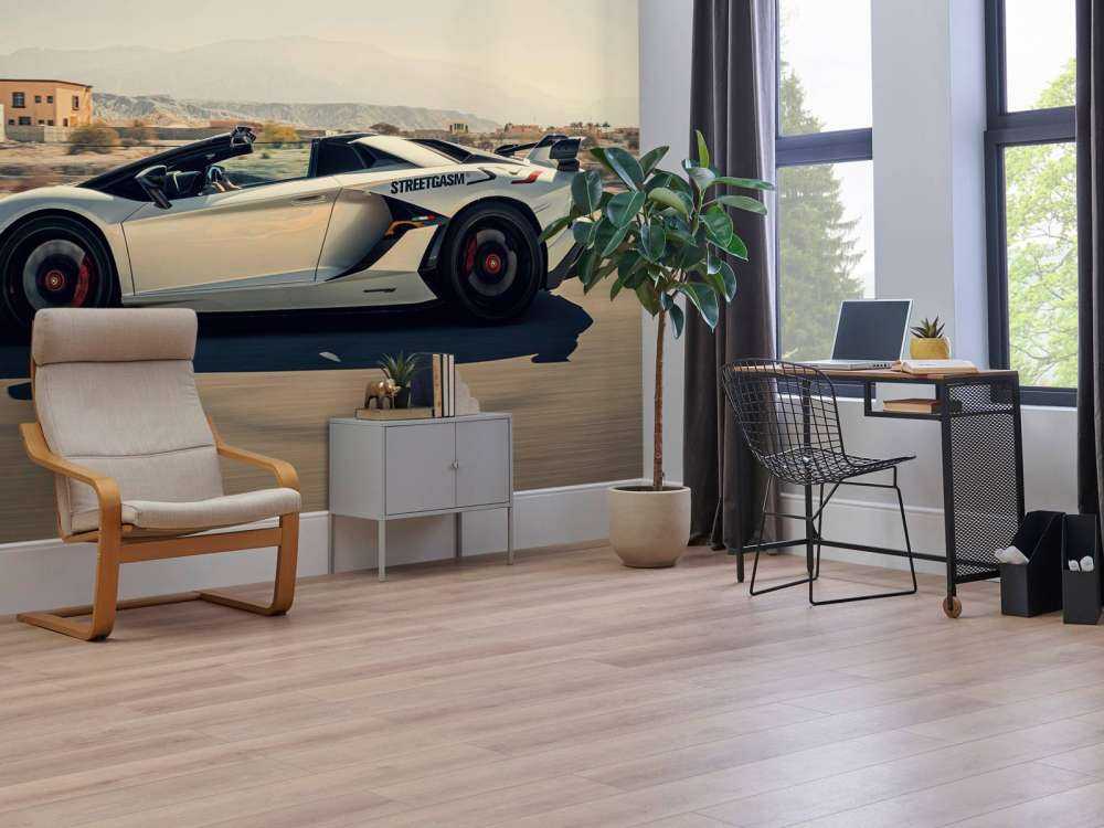 Lamborghini Aventador Roadster in the desert