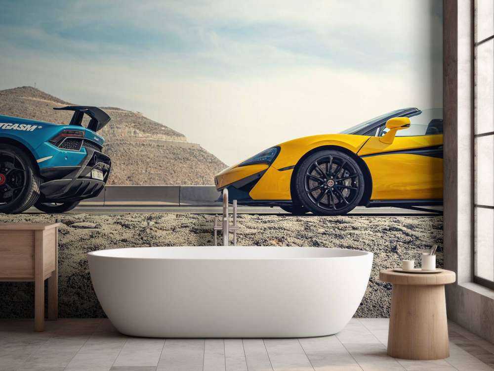 Duel between supercars
