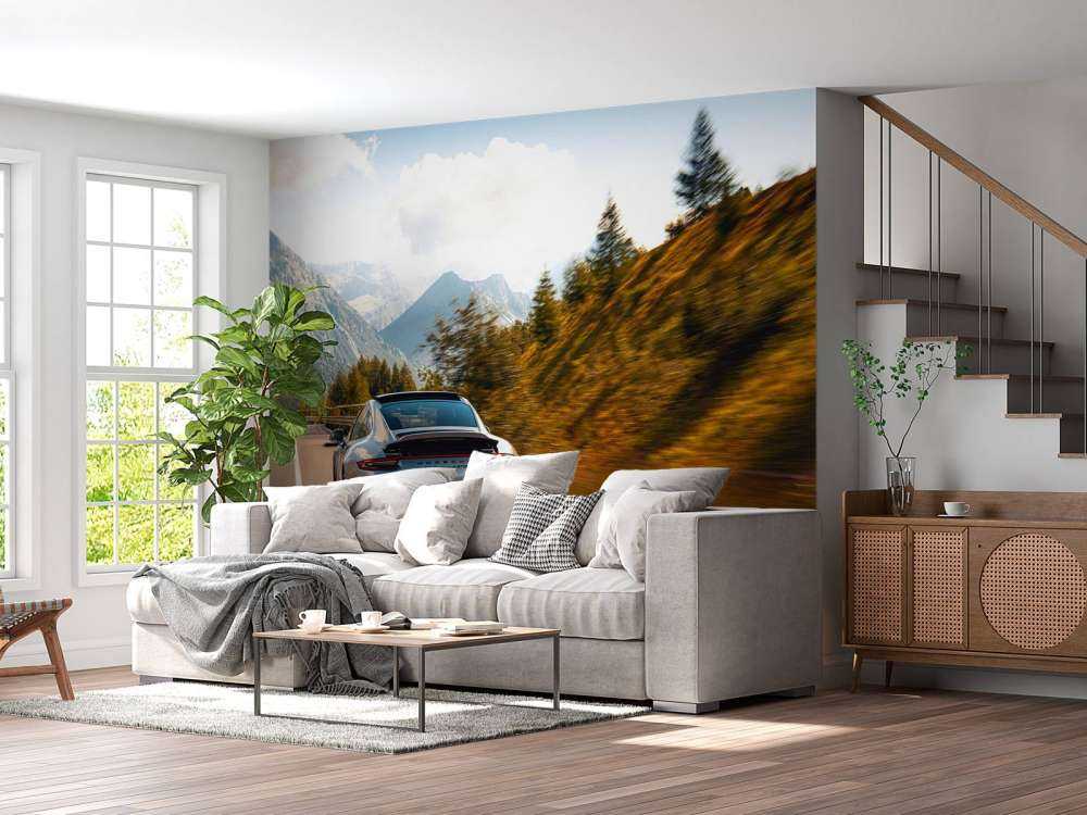 Porsche 911 Carrera GTS in the mountains