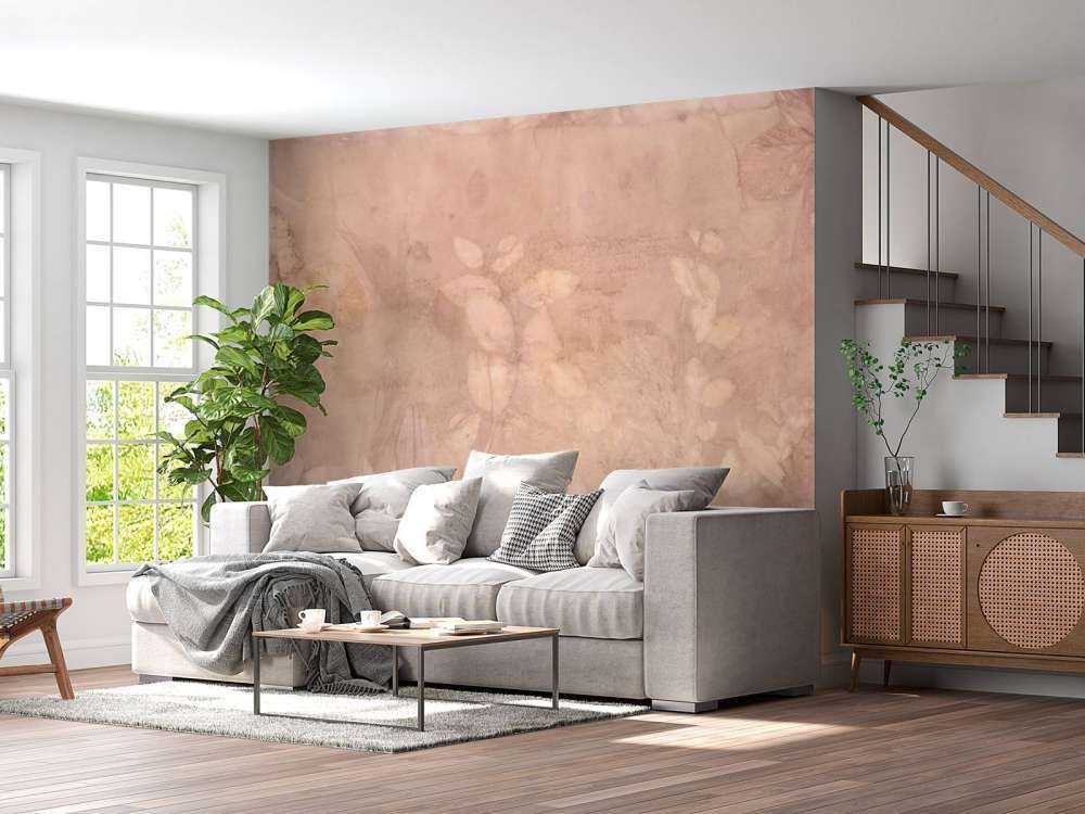 Wild blackberry and plantain - dream world in pink