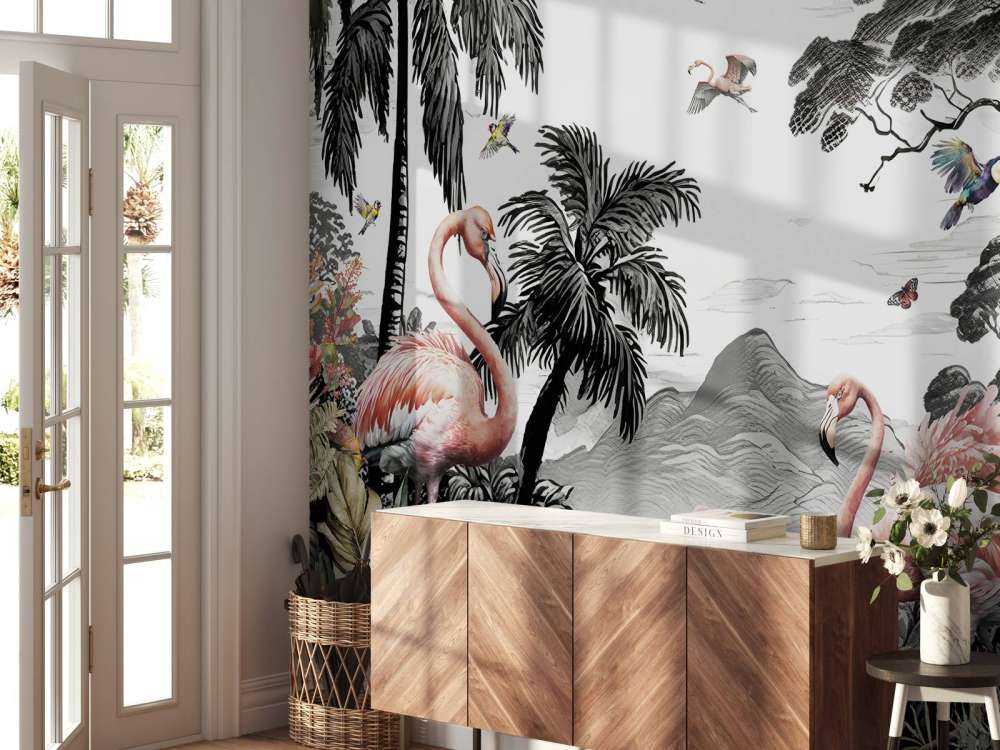 Exotic Bird Splendor Jungle