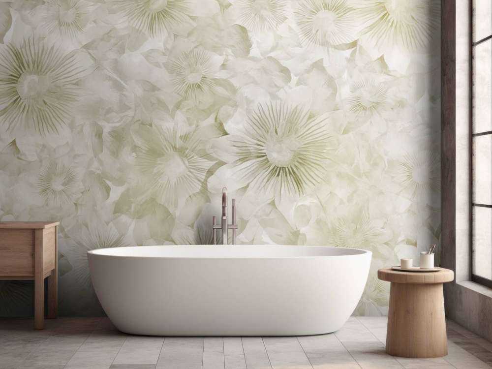 Botanical Watercolor Elegance Warm Sand