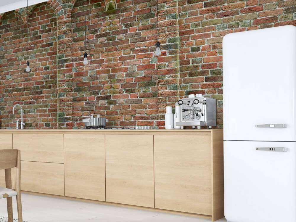 Old wall with arches