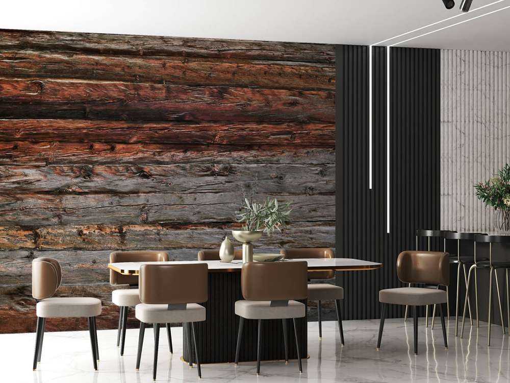 Dark weathered wood