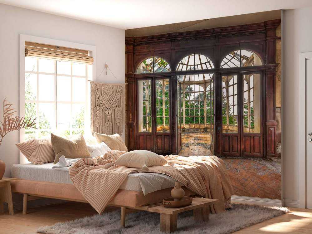 Open ruimte in een oud gebouw