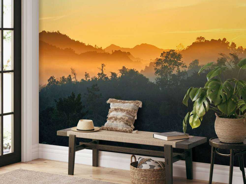 Foggy hills