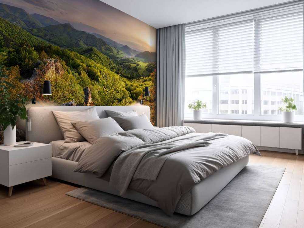 Mountain landscape in spring