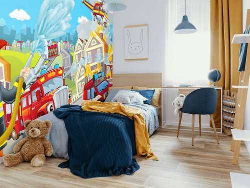 Children's room fire brigade