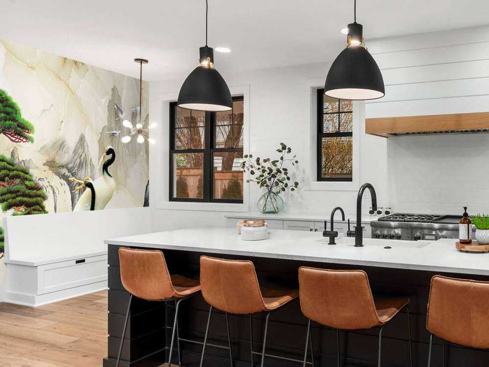 Cranes in a fantasy world