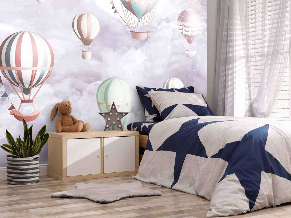 In the purple clouds