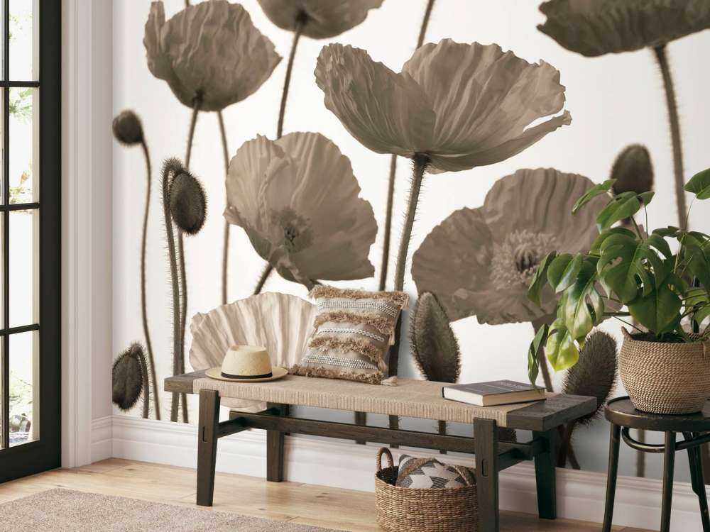 Dark poppies
