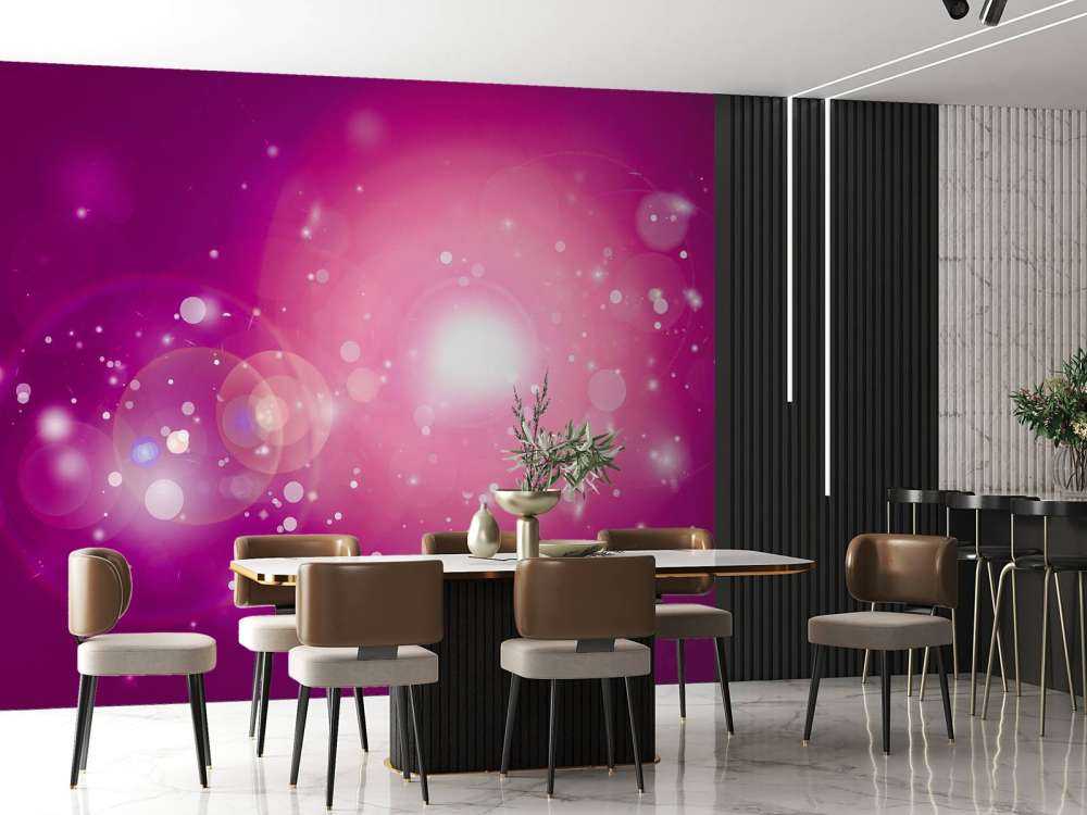 Pink glitter light