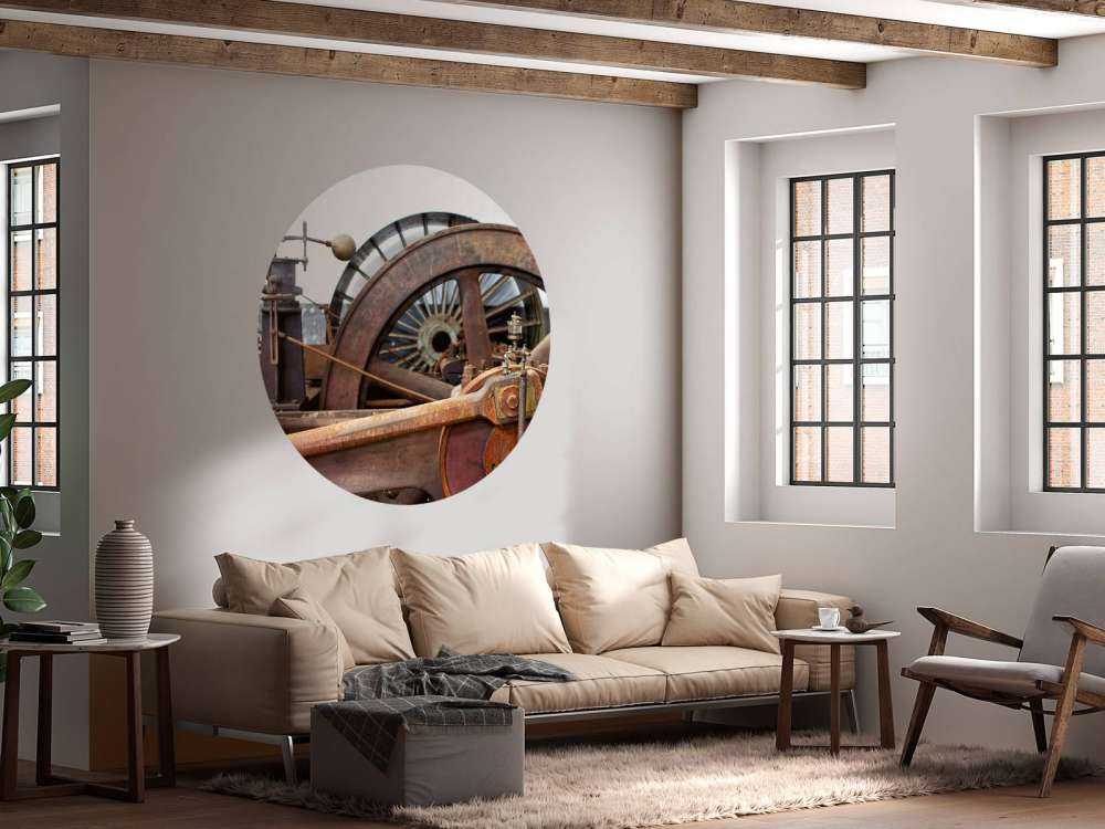 Part of a drive line of a steam engine (B) 