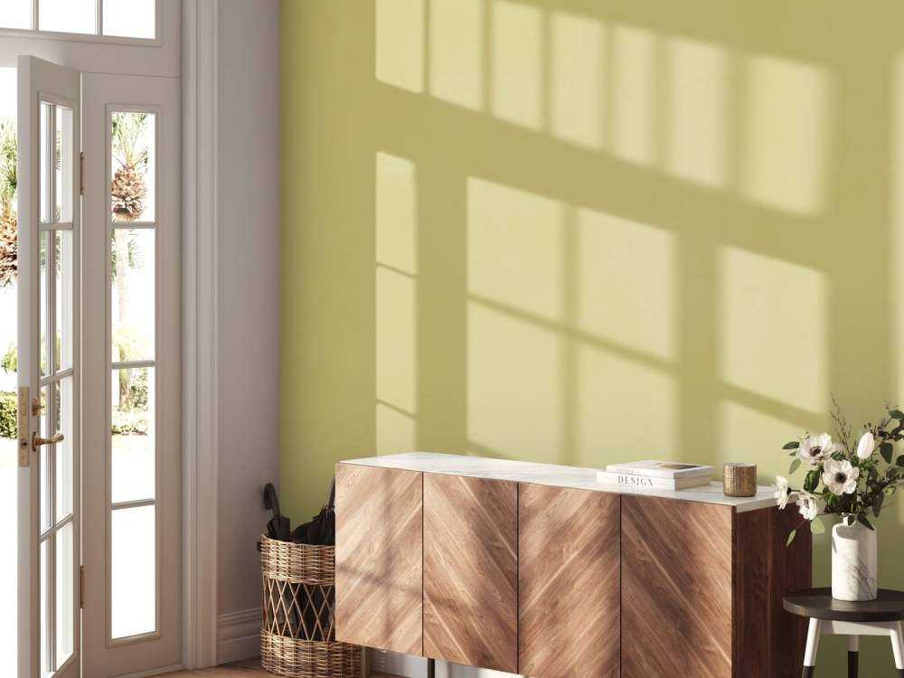 Flax yellow concrete