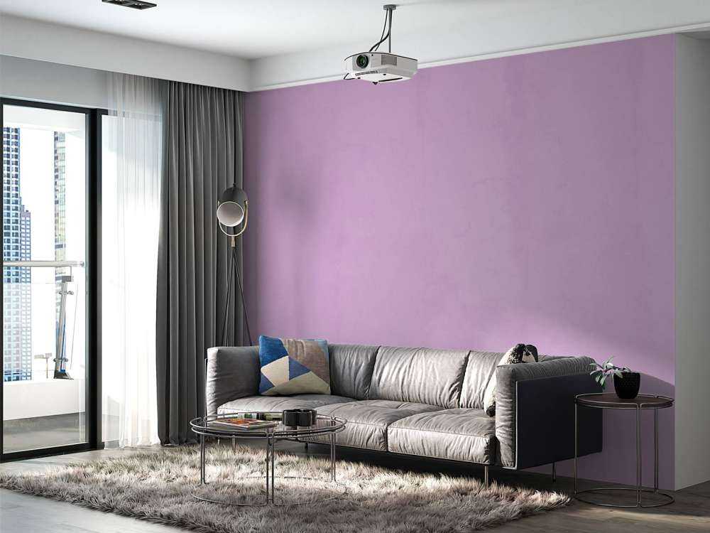 Lilac purple concrete