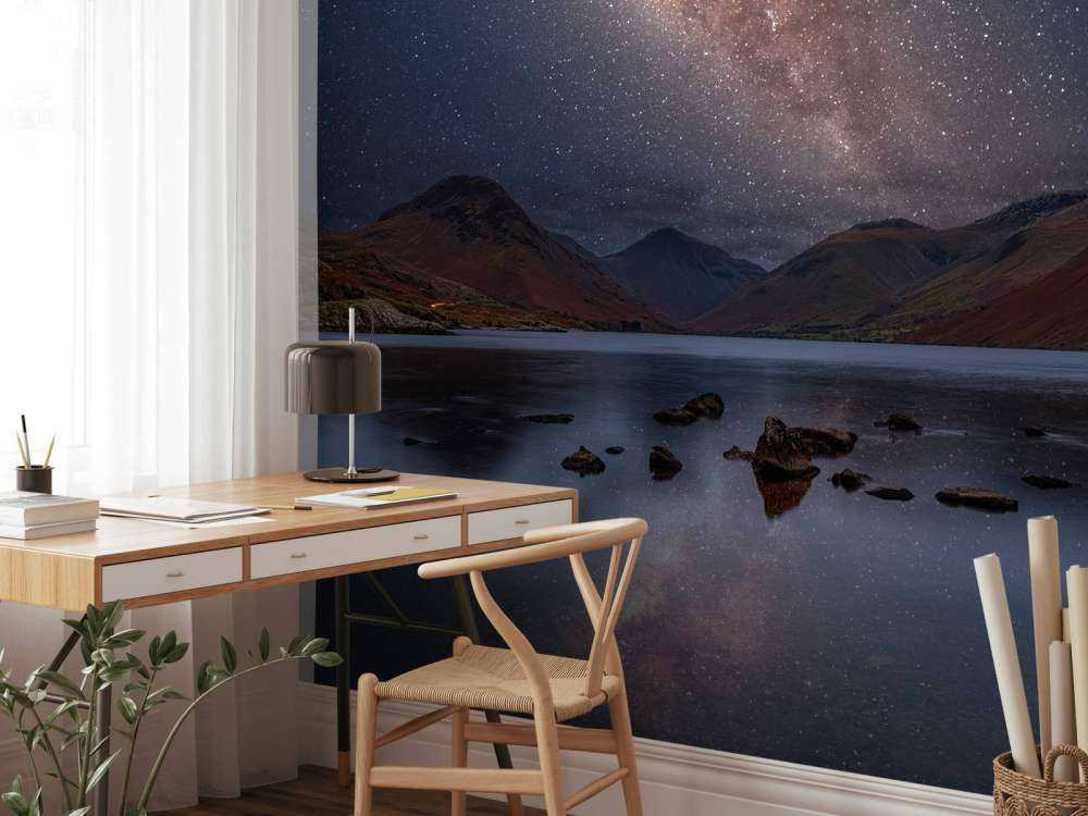 Milky Way across Wastwater, Lake District