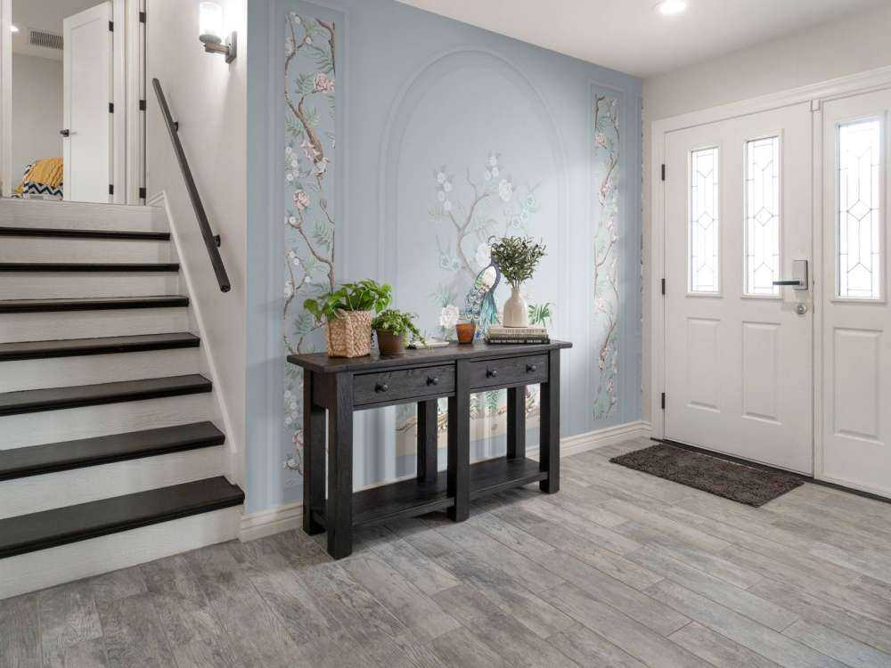 Peacock Paradise, blue