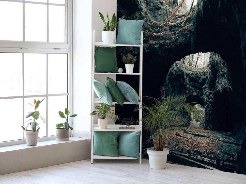 Old iron mines reclaimed by nature