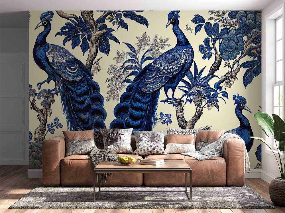 Royal Blue Peacock Splendor