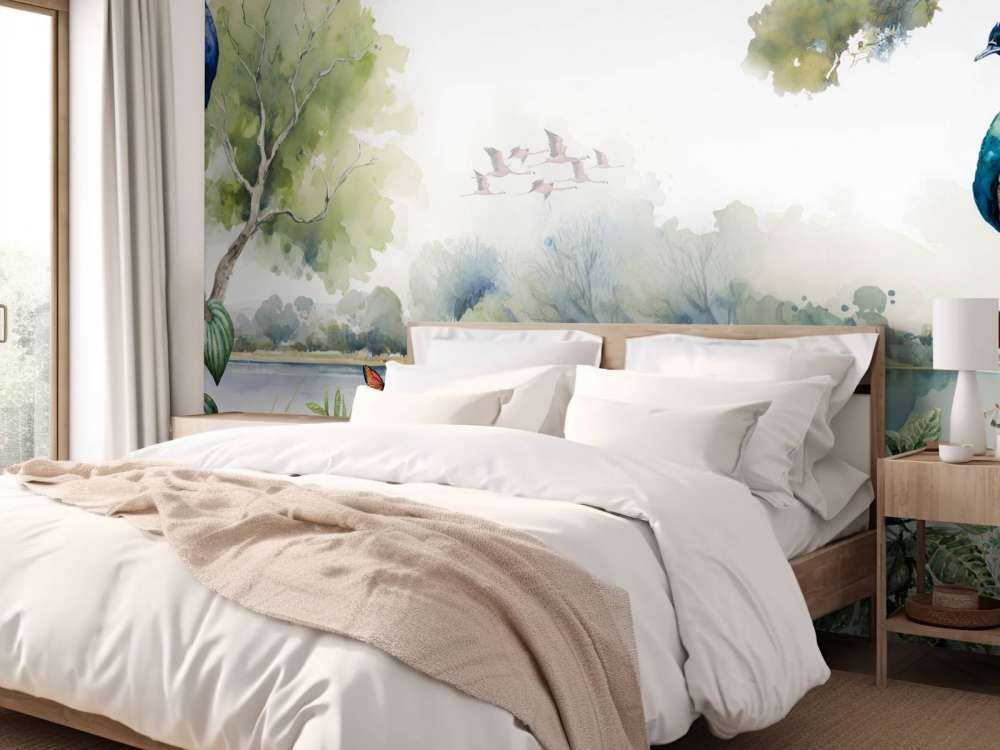 Peacock Paradise by the Water