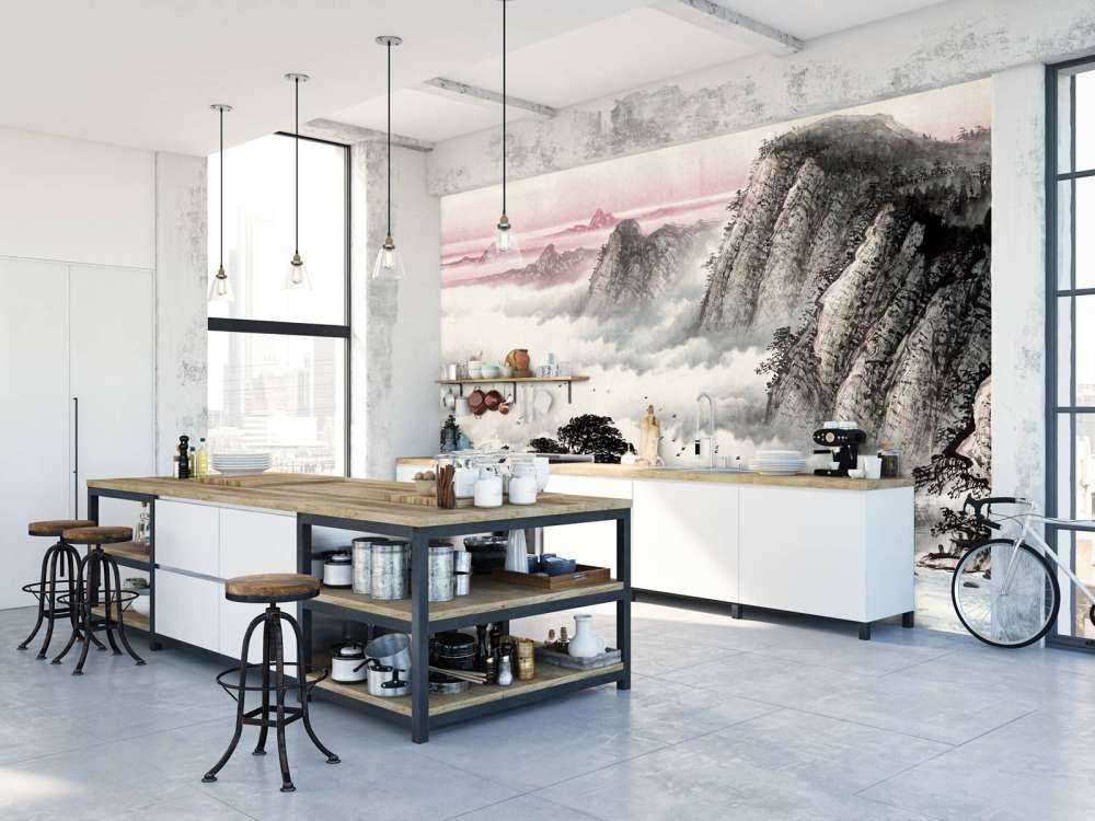 Chinese landscape traditionally