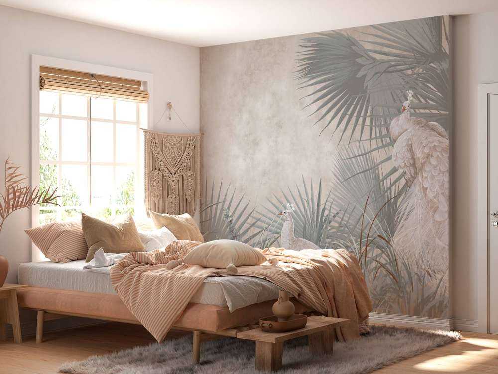 Peacocks in the tropics