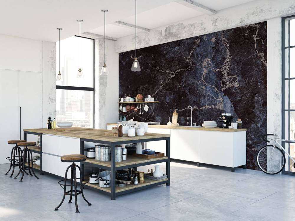 Dark marble