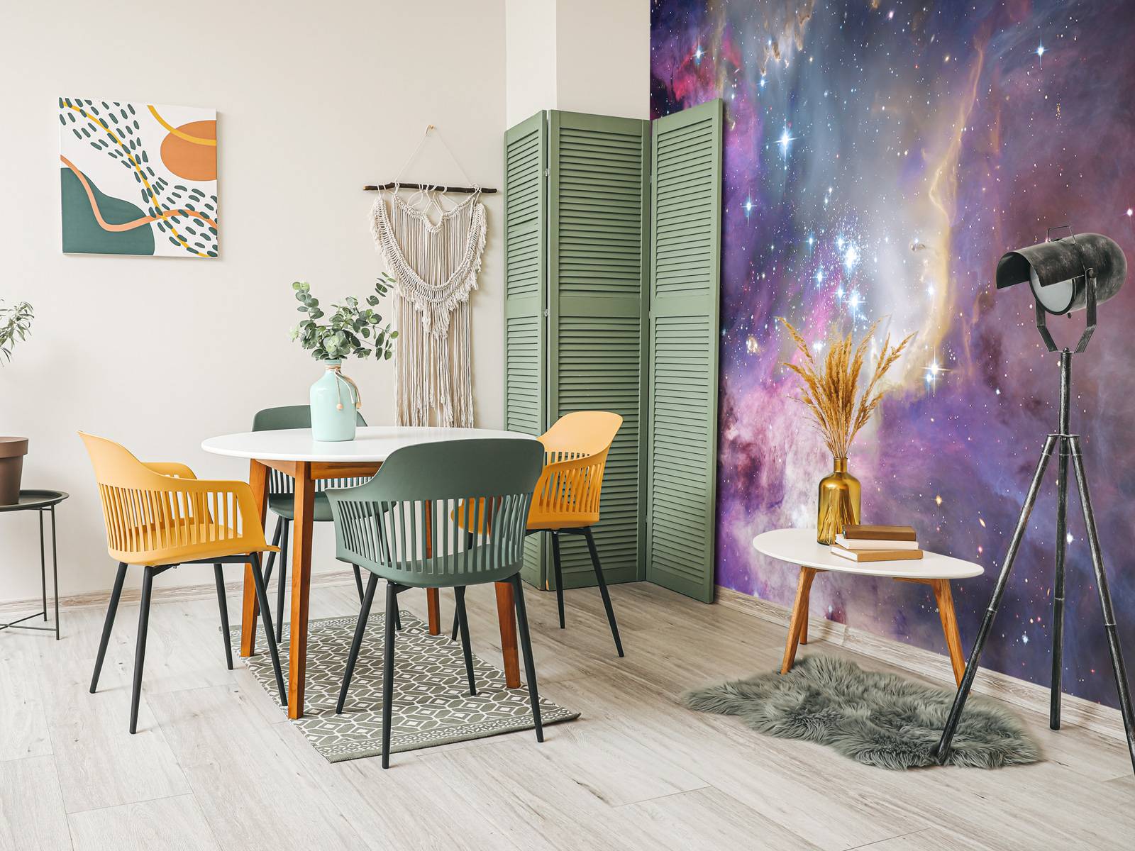 Galaxy in space