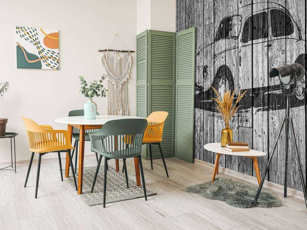 Graffiti Beetle on wood