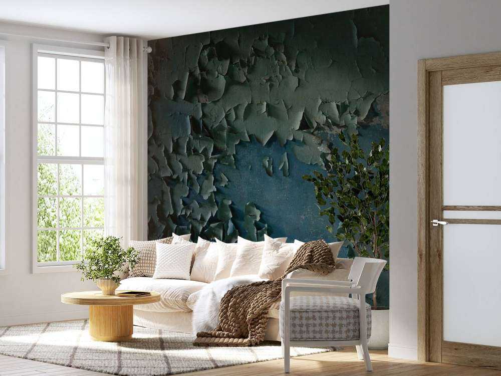 Weathered paint wall