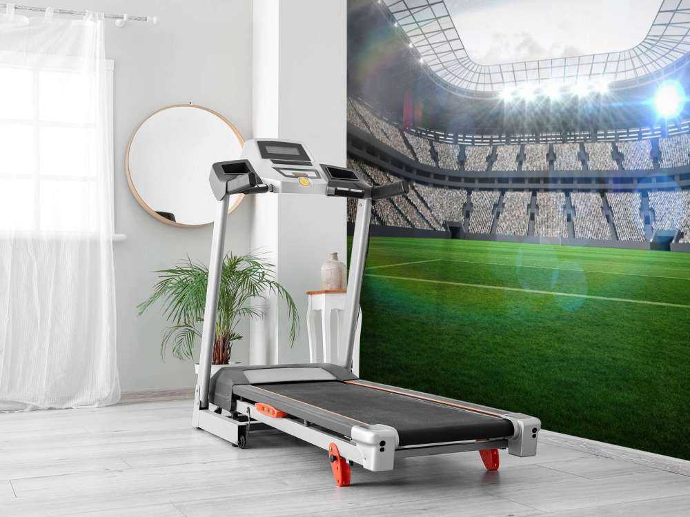 Stadium with an open roof
