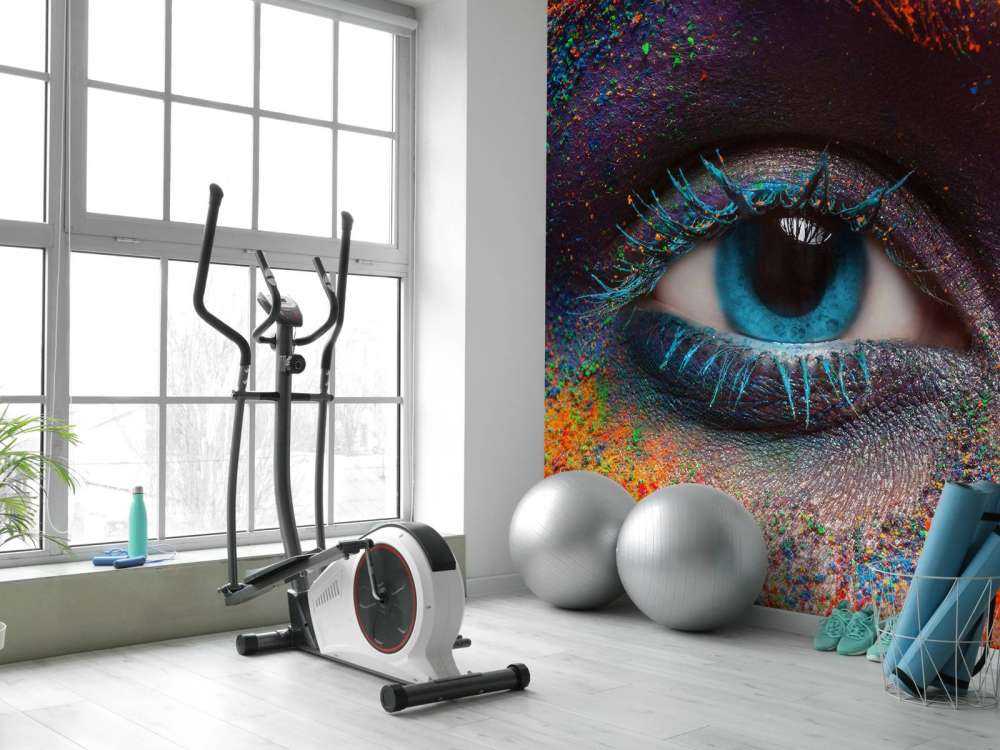 Colourful eye