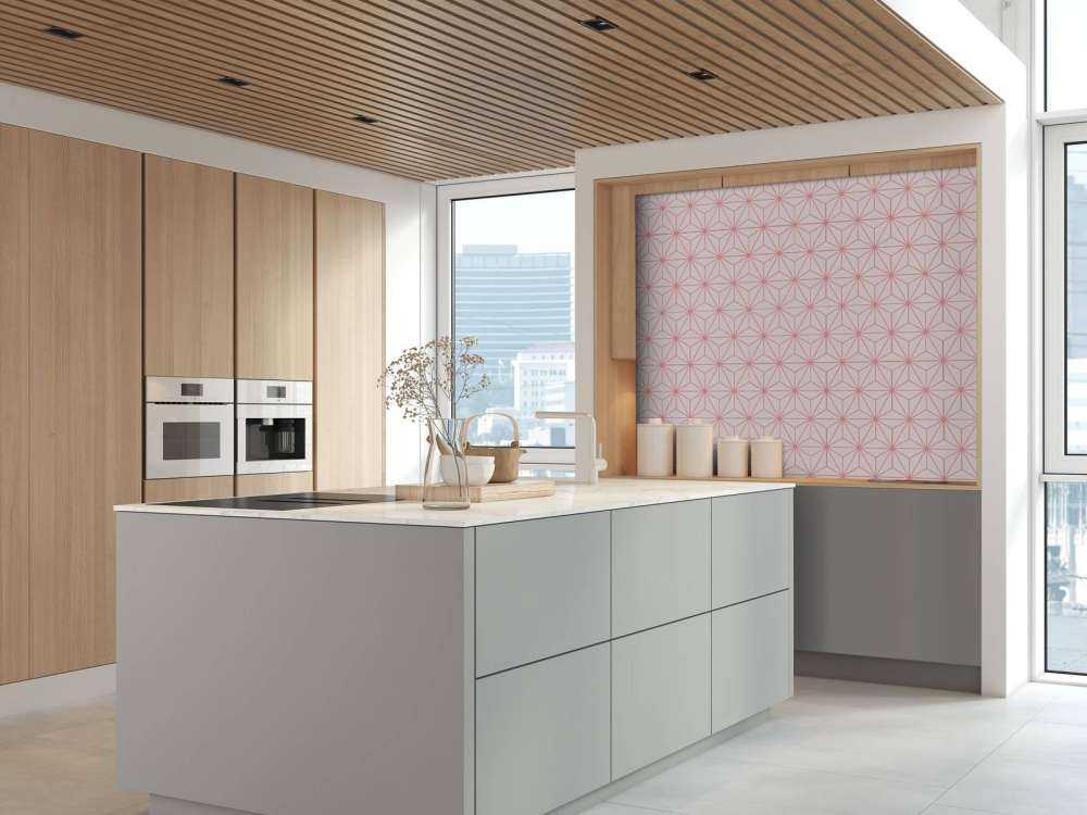 Geometric stars, white