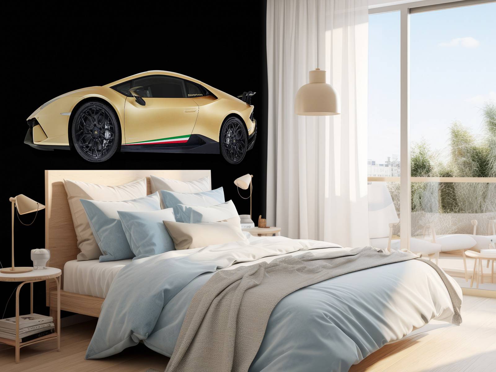 Lamborghini Huracán - Side, black