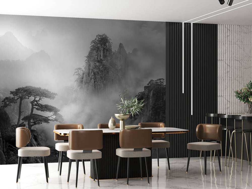 Huang Shan In The Fog