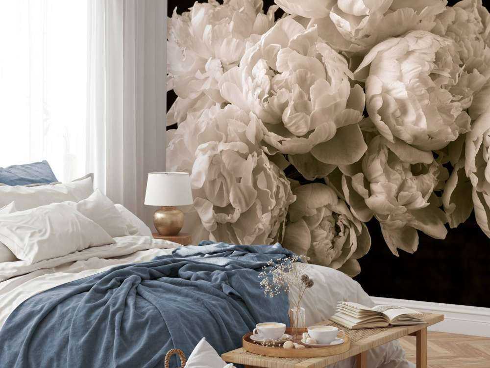 Bunch of peonies vintage