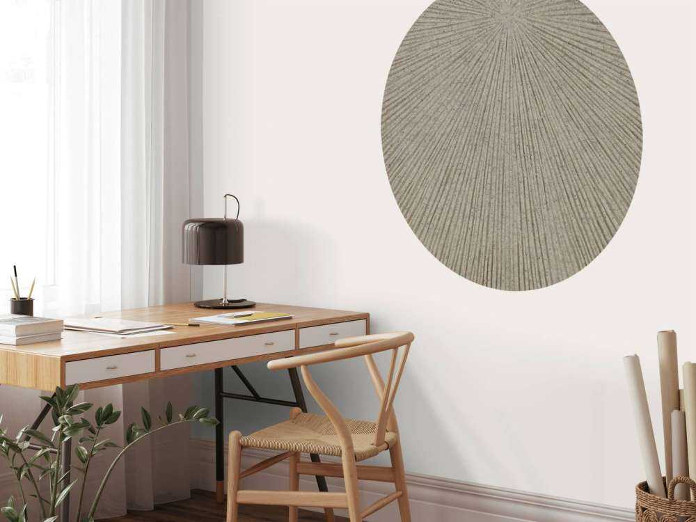 Structure with lines in sand color