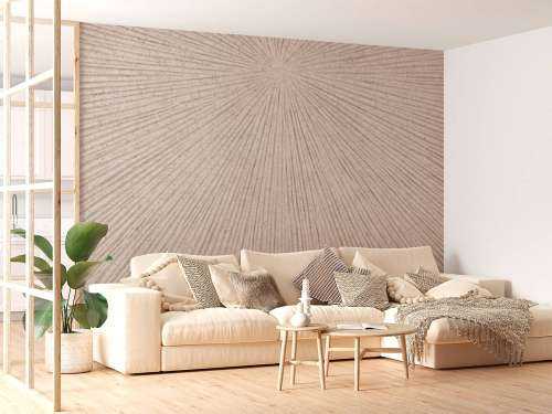 Structure with lines in linen brown