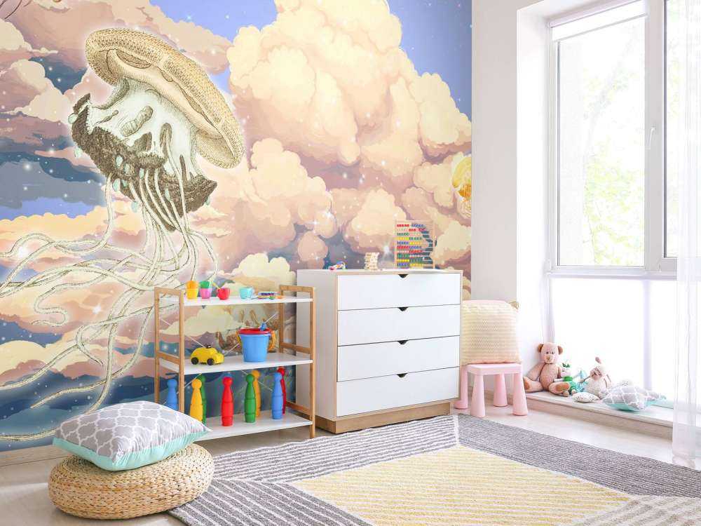 Jellyfish in the clouds