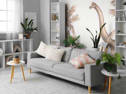 Dinosaurs in taupe