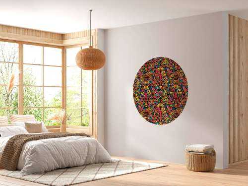 Abstract coloured figures