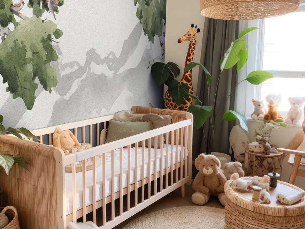 Two deer in the forest