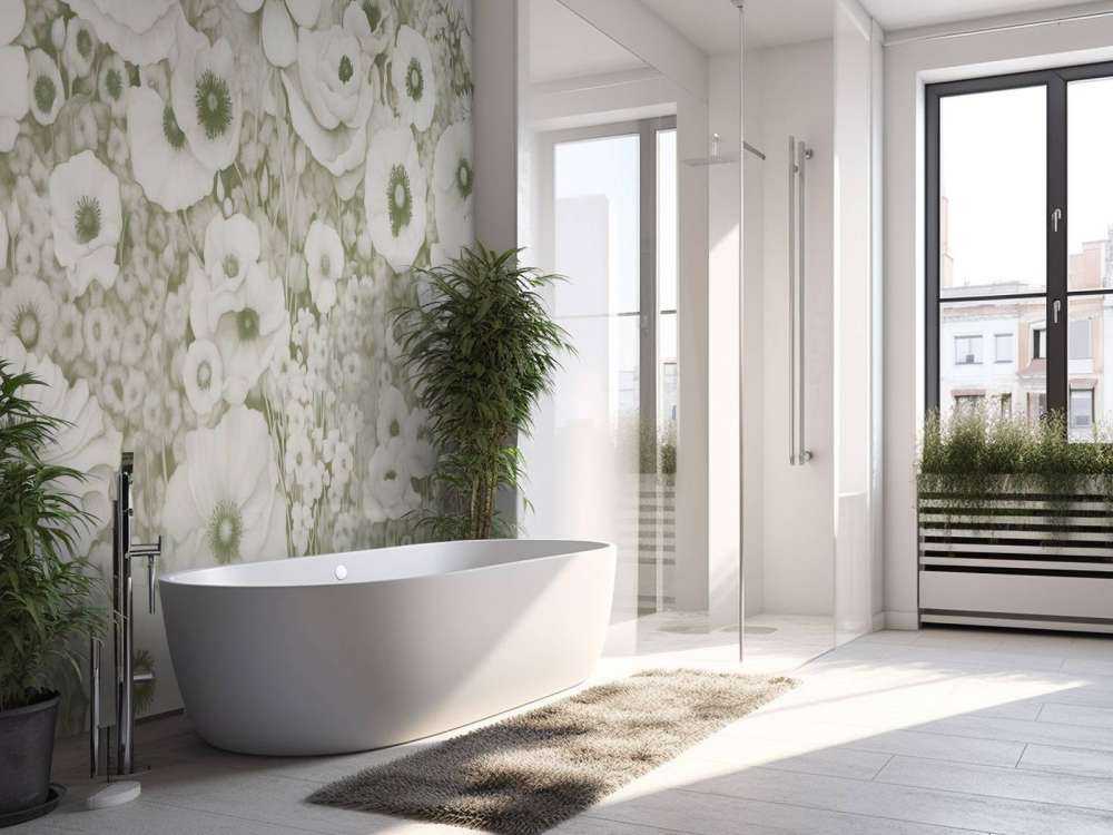 Poppy Tale Monochrome Green