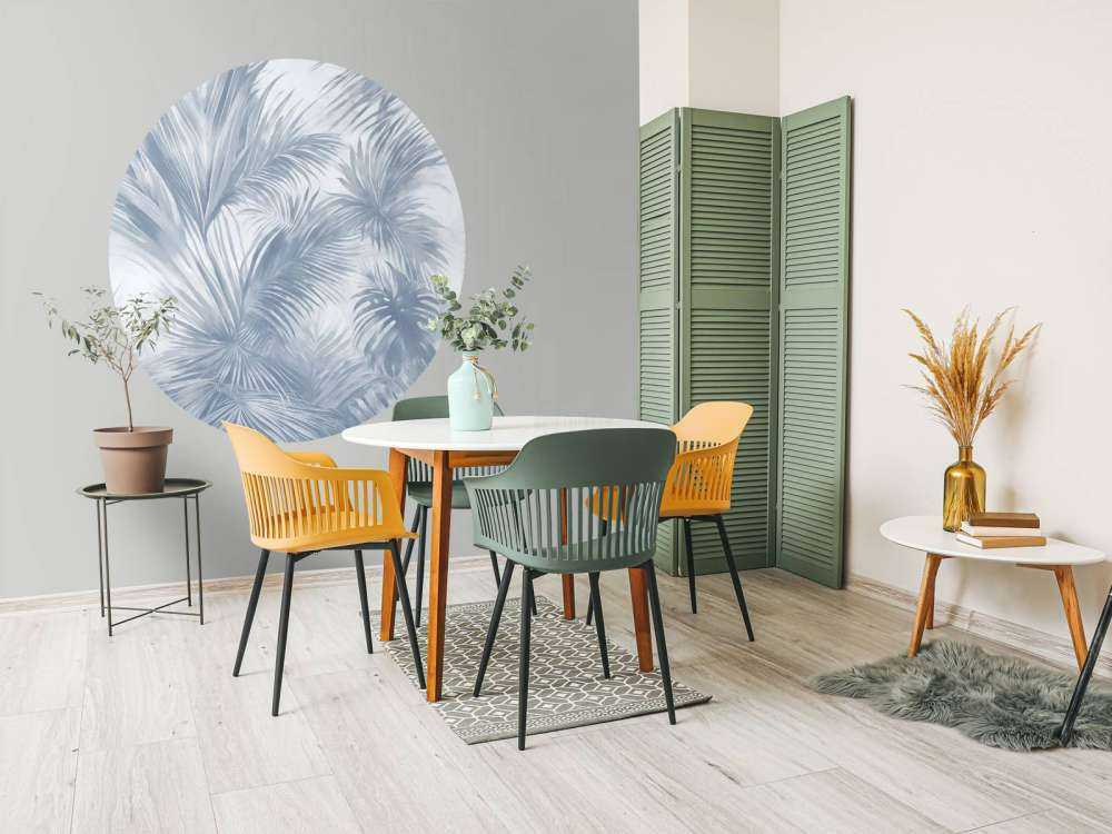 Palm Extravaganza Blue