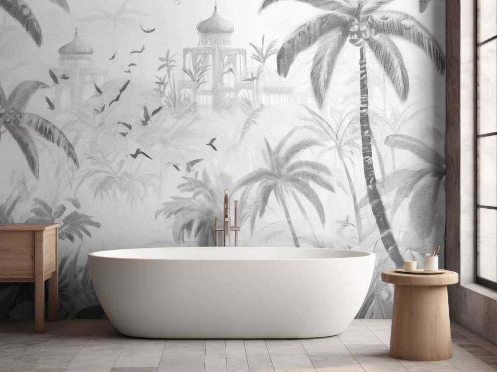 Oriental Garden at Dawn