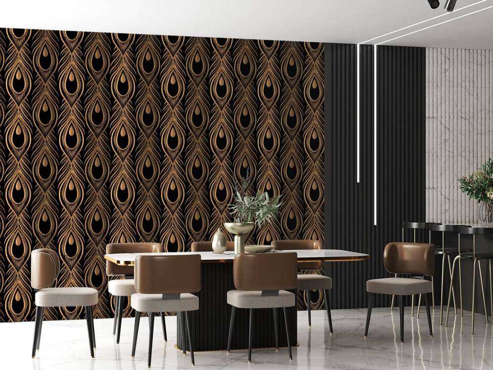 Golden Peacock Eye Symphony